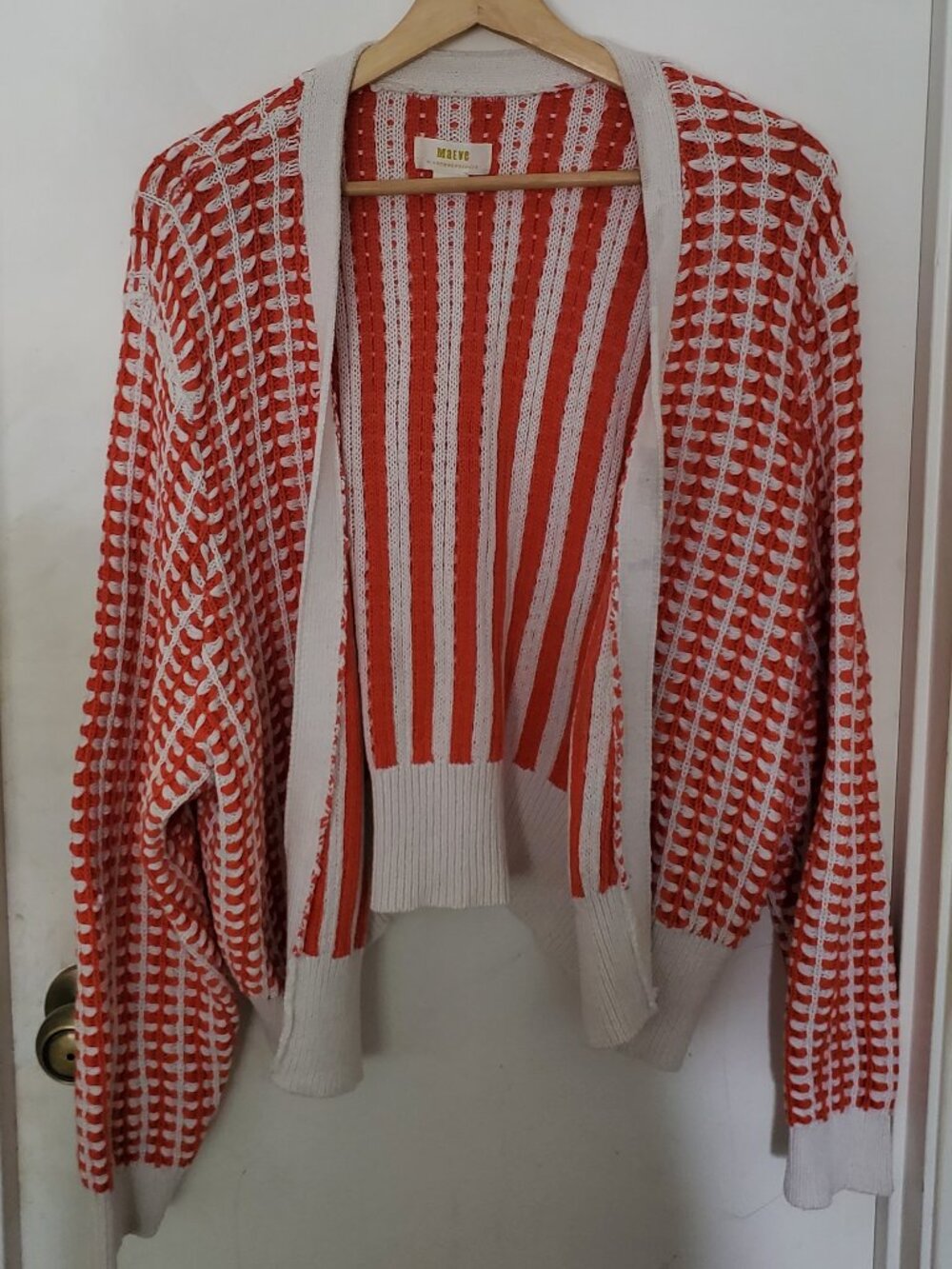 Anthropologie Maeve Preston Crochet Cardigan Women's Size 1X